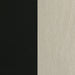 Redbridge Velvet Upholstered Side Chair Cream and Black (Set of 2)