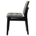 Redbridge Velvet Upholstered Side Chair Grey and Black (Set of 2)