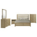 Hendricks 5-piece Eastern King Bedroom Set Light Oak
