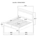 Hendricks 4-piece California King Bedroom Set Light Oak