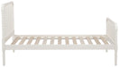 Jones Wood Twin Open Frame Bed White