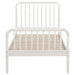 Jones Wood Twin Open Frame Bed White