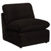 Collins Modular Armless Chair Chocolate Brown