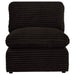 Collins Modular Armless Chair Chocolate Brown