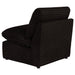 Collins Modular Armless Chair Chocolate Brown