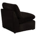 Collins Modular Armless Chair Chocolate Brown
