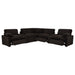 Collins 7-piece Modular Power Reclining Sectional Chocolate Brown