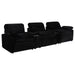 Collins 5-Piece Power Reclining Home Theater Seating Black