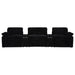 Collins 5-Piece Power Reclining Home Theater Seating Black