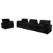 Collins Upholstered Power Recliner Chair Black