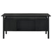 Goodson 64-inch 4-Drawer Double Pedestal Computer Desk Black