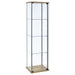 Bellatrix 3-shelf Clear Glass Curio Cabinet Mango