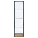 Bellatrix 3-shelf Clear Glass Curio Cabinet Mango