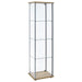 Bellatrix 3-shelf Clear Glass Curio Cabinet Mango