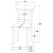 Orrison Ladder Back Dining Side Chair Linen (Set of 2)