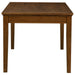 Atwood 5-piece Rectangular Wood Dining Set Warm Brown