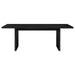 Decker 7-piece 82-inch Rectangular Dining Set Wheat and Black