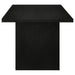Decker 7-piece 82-inch Rectangular Dining Set Black