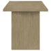 Decker 7-piece 70-inch Rectangular Counter Height Dining Set Cream and Natural Oak