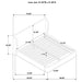 Blaire Upholstered Queen Wingback Platform Bed Black