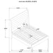 Leslie Upholstered Tufted Full Wingback Platform Bed Beige