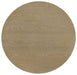 Hamlyn Round Fluted Occasional Cocktail Coffee Table Natural Oak