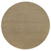 Hamlyn 3-piece Round Fluted Coffee and End Table Set Natural Oak