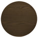 Hamlyn Round Fluted Occasional Side End Table Walnut