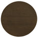 Hamlyn 2-piece Round Fluted Coffee and End Table Set Walnut