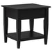 Lindenton 1-drawer Wood Occasional Side End Table Black