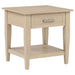 Lindenton 1-drawer Wood Occasional Side End Table Blonde
