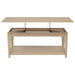 Lindenton Lift-Top Occasional Cocktail Coffee Table Blonde