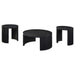Sweeney 3-piece Coffee and End Occasional Table Set Black