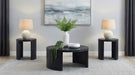Sweeney 3-piece Coffee and End Occasional Table Set Black