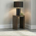 Sweeney 24-inch Round Wood Occasional Side End Table Dark Walnut