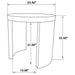Sweeney 2-piece Coffee and End Occasional Table Set Dark Walnut