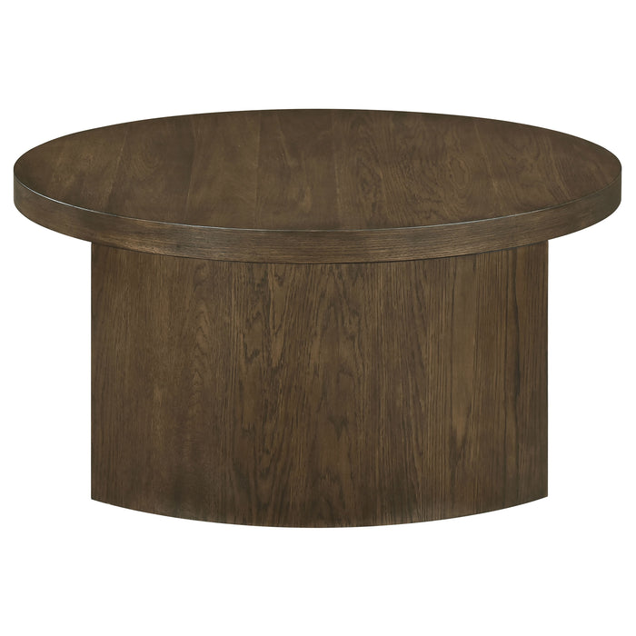 Sweeney 3-piece Coffee and End Occasional Table Set Dark Walnut