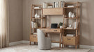Fabian 2-piece 3-shelf Bookshelf with Drawer Distressed Light Brown