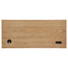 Vermes 55-inch 3-drawer Writing Desk with Power Outlet Light Ash
