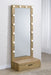 Spector 1-drawer Lighted Full-Length Floor Mirror Mango