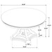 Ridgewell Round Pedestal Dining Table Dark Oak
