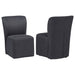 Jaelynn Upholstered Parsons Dining Side Chair Charcoal (Set of 2)