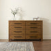 Adderley 8-drawer Bedroom Dresser Cabinet Warm Brown