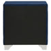 Melody Upholstered 2-drawer Nightstand Pacific Blue