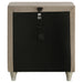 Antonella Upholstered 3-drawer Nightstand Ivory and Camel
