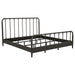Rocco All Wood Water Pipe Open Frame Eastern King Bed Dark Bronze