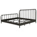 Rocco All Wood Water Pipe Open Frame Eastern King Bed Dark Bronze