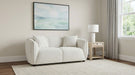 Aleisha Fabric Upholstered Loveseat Sand