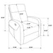 Hamilton 3-piece Chenille Manual Reclining Sofa Set Sand