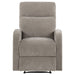Hamilton Chenille Upholstered Manual Recliner Sand